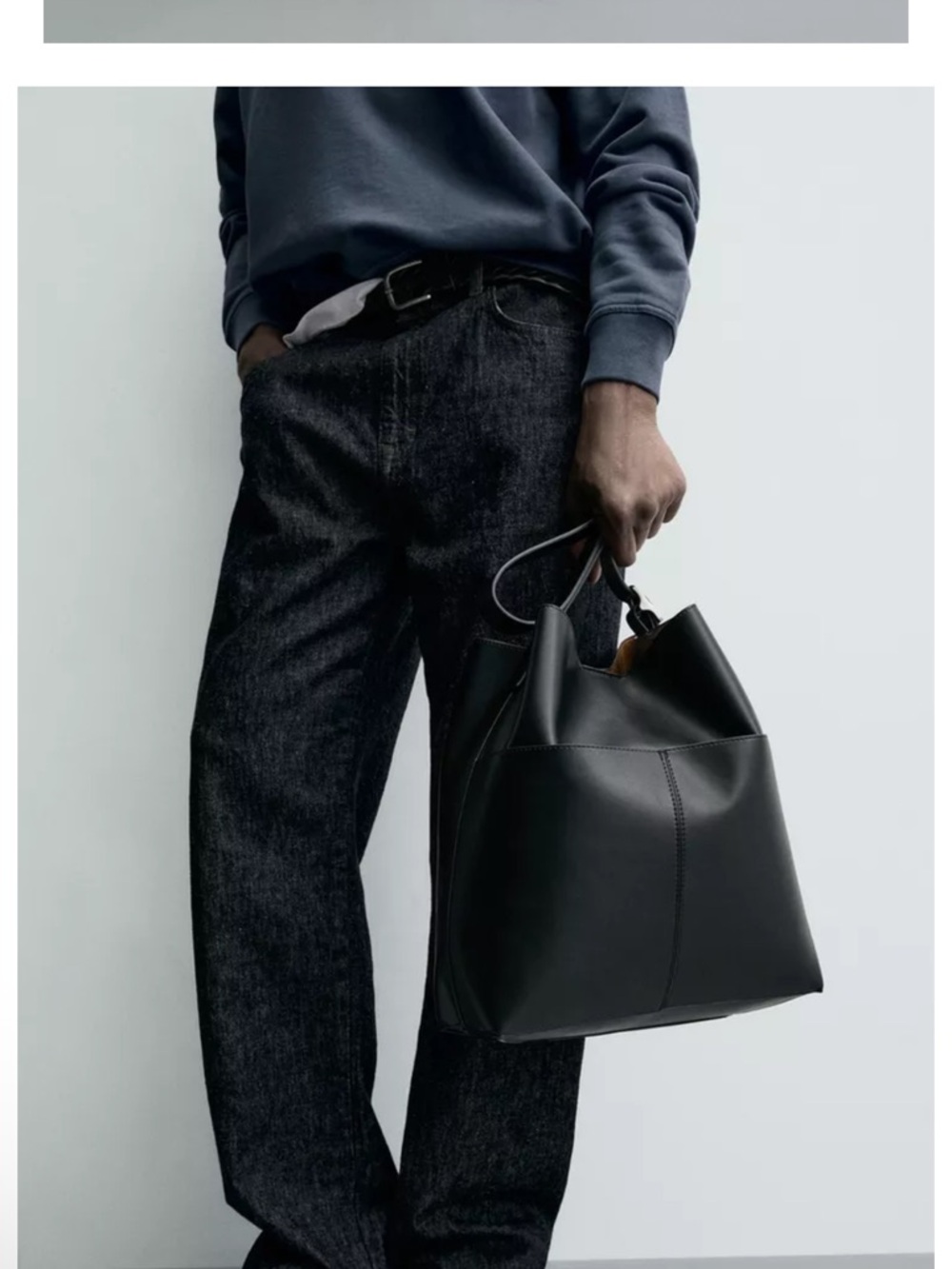 Zara man bag